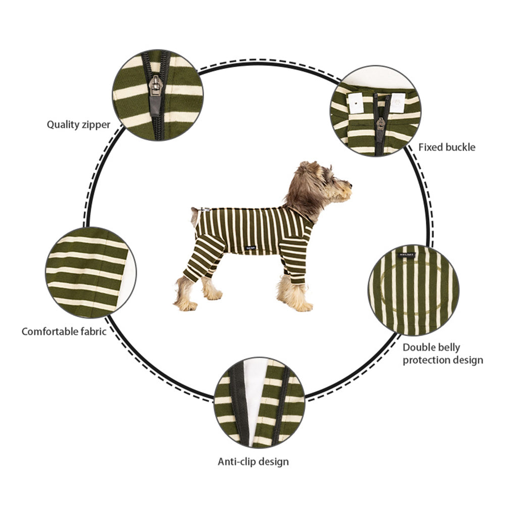 Pajama Stripes, Green