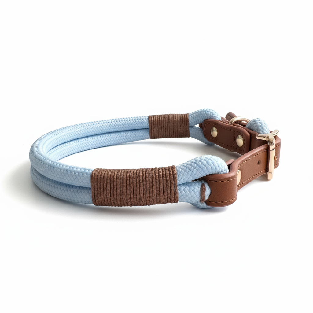Blue collar side view