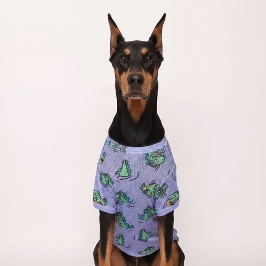 Doberman Dinosaur Tee - Front