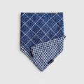 Reversible bandana both sides on light grey background
